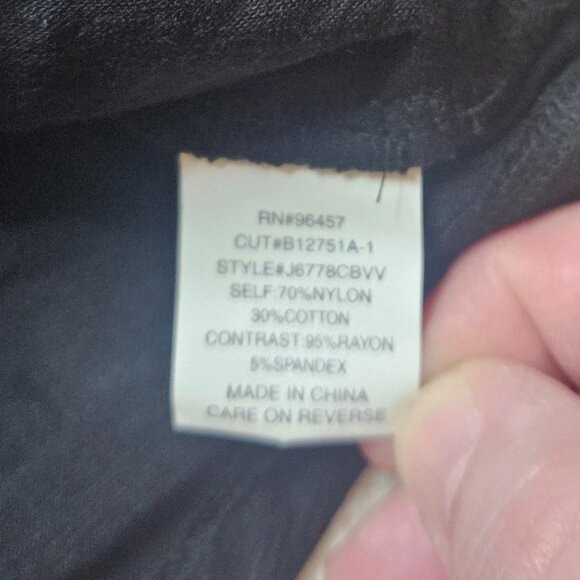 NWT eyeshadow black lace halter swing top - size Large - Picture 6 of 9